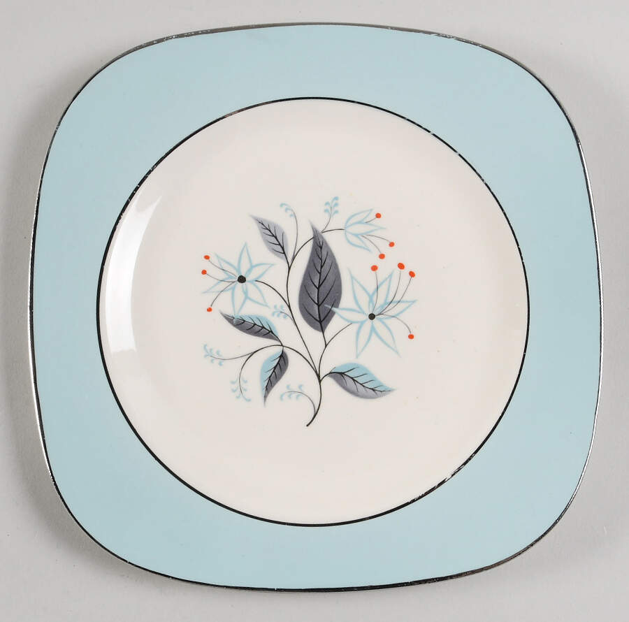 Dianne Square Salad Plate by Homer Laughlin -1