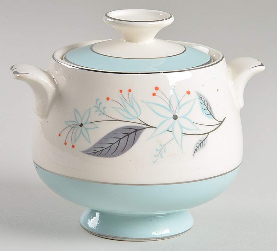 Dianne Sugar Bowl & Lid by Homer Laughlin -1