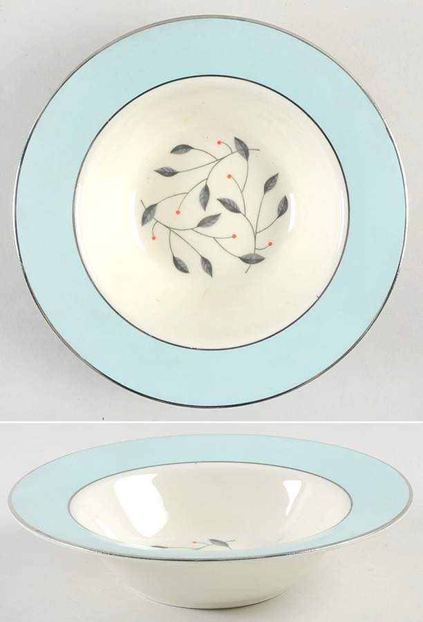 CV55 Rim Fruit/Dessert (Sauce) Bowl by Homer Laughlin -1