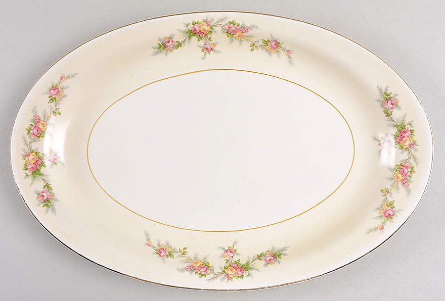 Darcy 15" Oval Serving Platter by Homer Laughlin -1