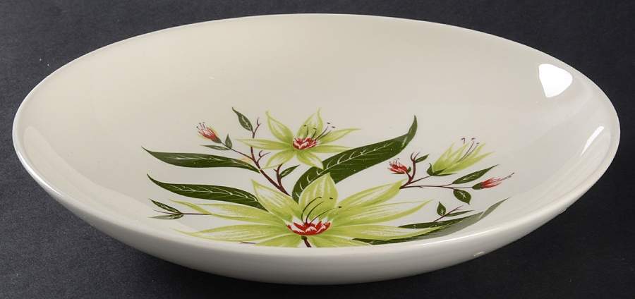 Desert Lily Coupe Soup Bowl by Homer Laughlin -1