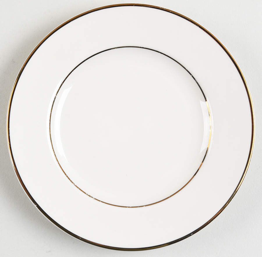 Diplomat (Rim) Bread & Butter Plate by Homer Laughlin -1