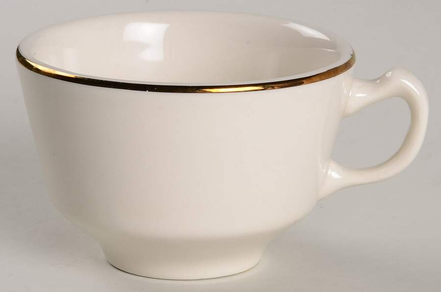 Diplomat (Rim) Flat Cup by Homer Laughlin -1