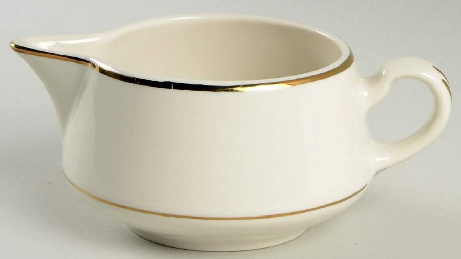 Diplomat (Rim) Creamer by Homer Laughlin -1