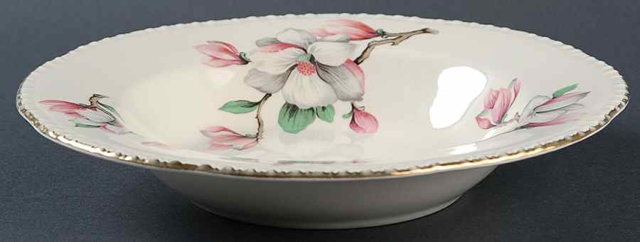 Dogwood (Liberty) Rim Soup Bowl by Homer Laughlin -1