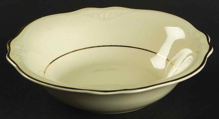 Double Gold Band Fruit/Dessert (Sauce) Bowl by Homer Laughlin -1