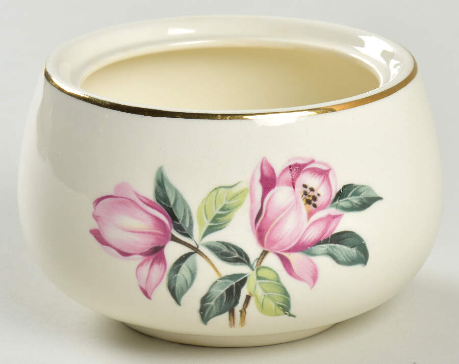 Dogwood (Rhythm) Sugar Bowl No Lid by Homer Laughlin -1
