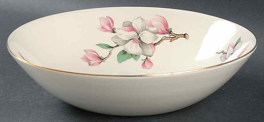 Dogwood (Rhythm) 8" Round Vegetable Bowl by Homer Laughlin -1