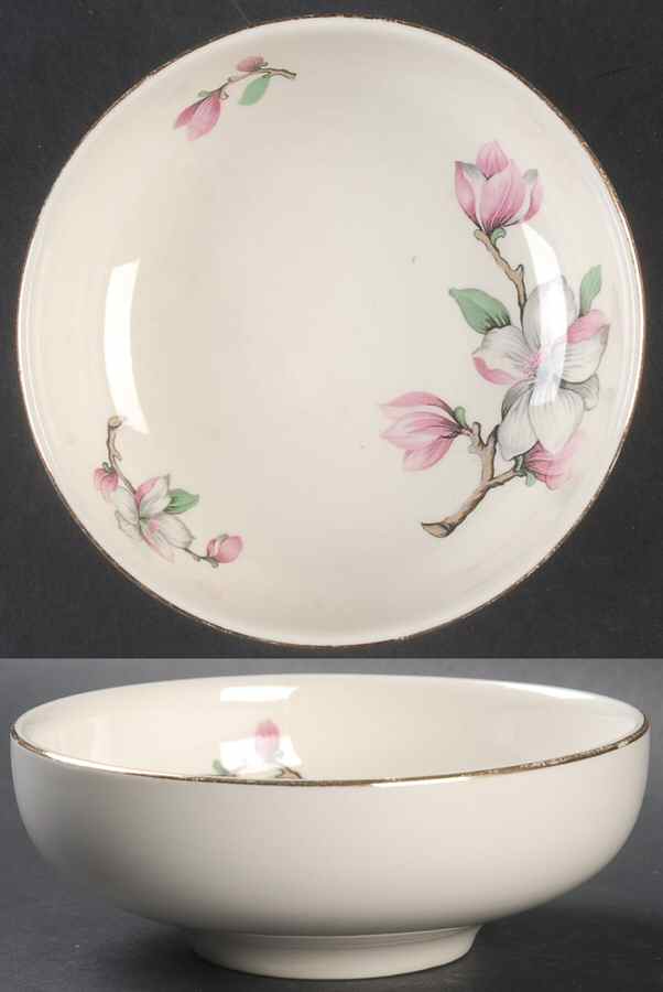 Dogwood (Rhythm) Coupe Cereal Bowl by Homer Laughlin -1
