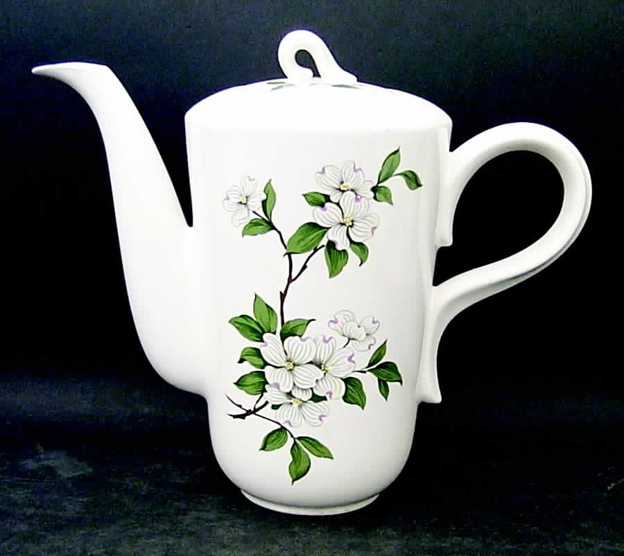 Dogwood Coffee Pot & Lid by Homer Laughlin -1