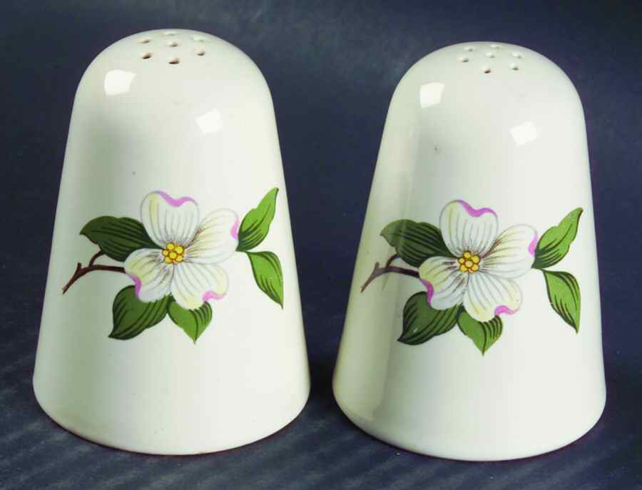 Dogwood Salt & Pepper Set by Homer Laughlin -1