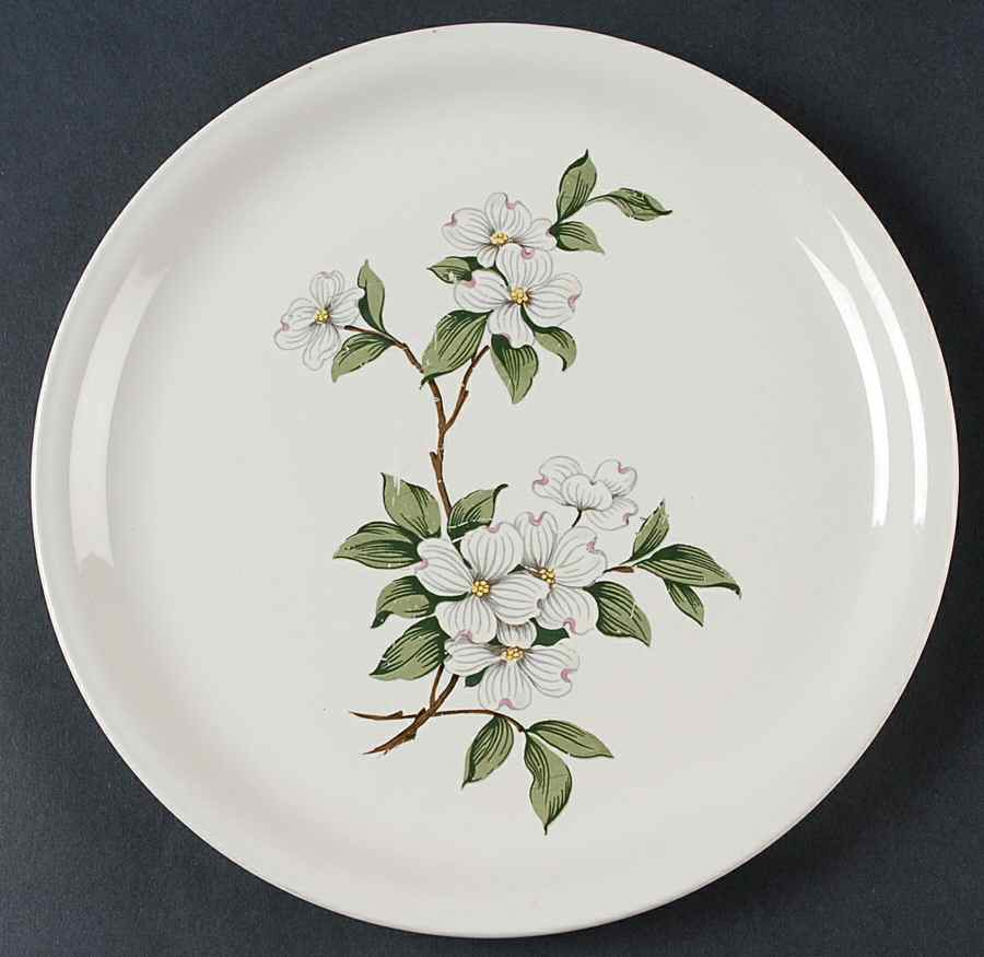 Dogwood Luncheon Plate by Homer Laughlin -1