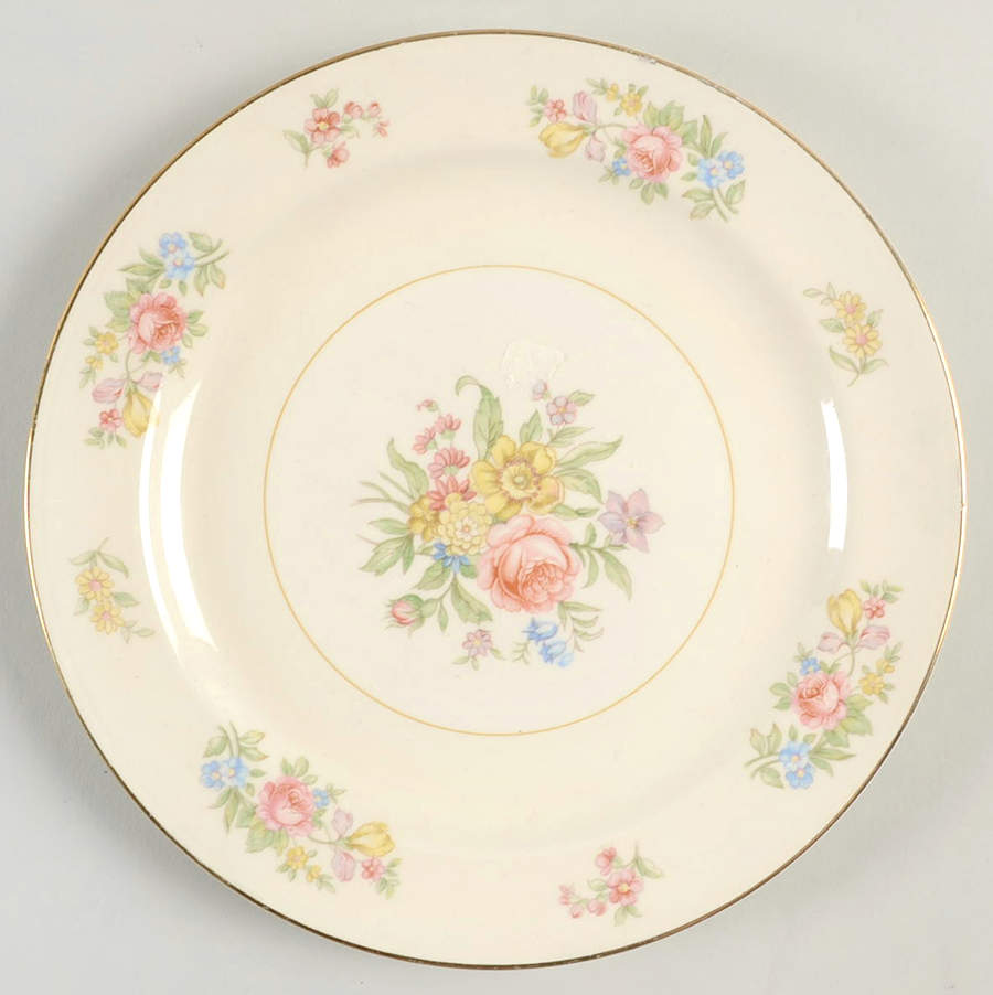Dresden Salad Plate by Homer Laughlin -1