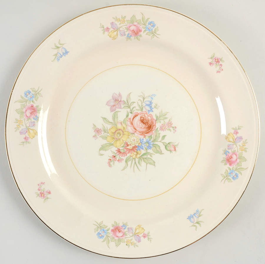 Dresden Dinner Plate by Homer Laughlin -1