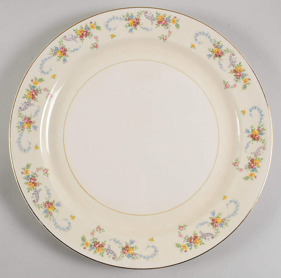 Dubarry 13" Chop Plate (Round Platter) by Homer Laughlin -1