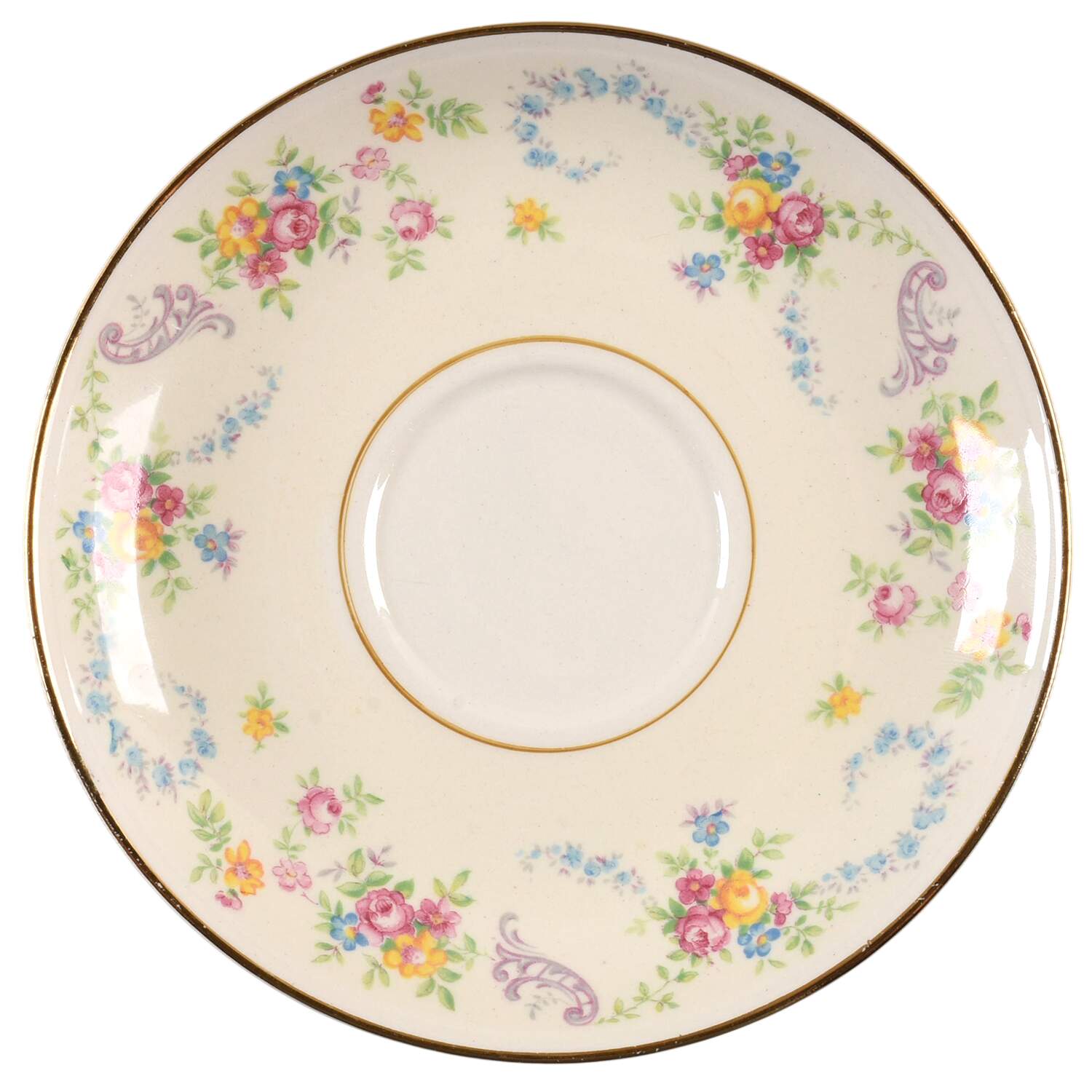 Dubarry Saucer by Homer Laughlin -1