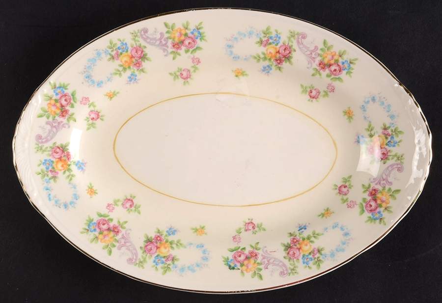 Dubarry Relish/Gravy Underplate by Homer Laughlin -1