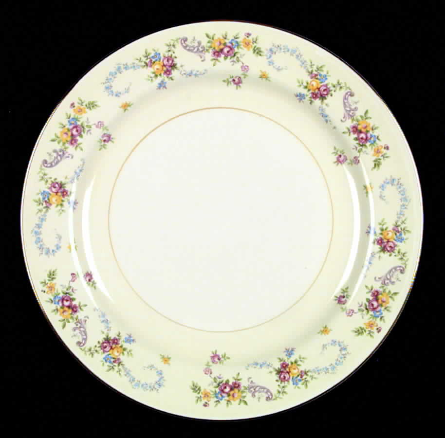Dubarry Dinner Plate by Homer Laughlin -1
