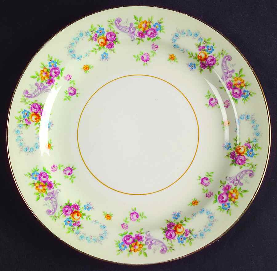 Dubarry Dessert/Pie Plate by Homer Laughlin -1