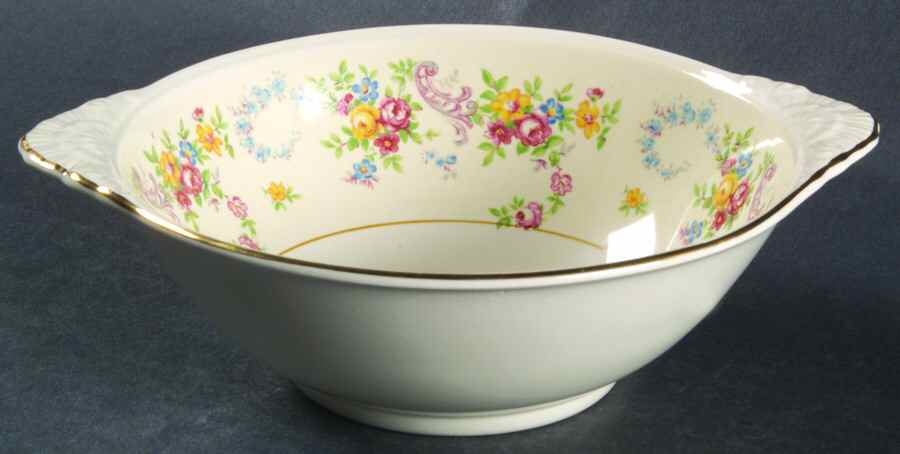 Dubarry Lugged Cereal Bowl by Homer Laughlin -1