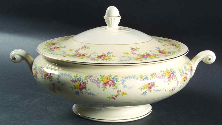 Dubarry Round Covered Vegetable by Homer Laughlin -1