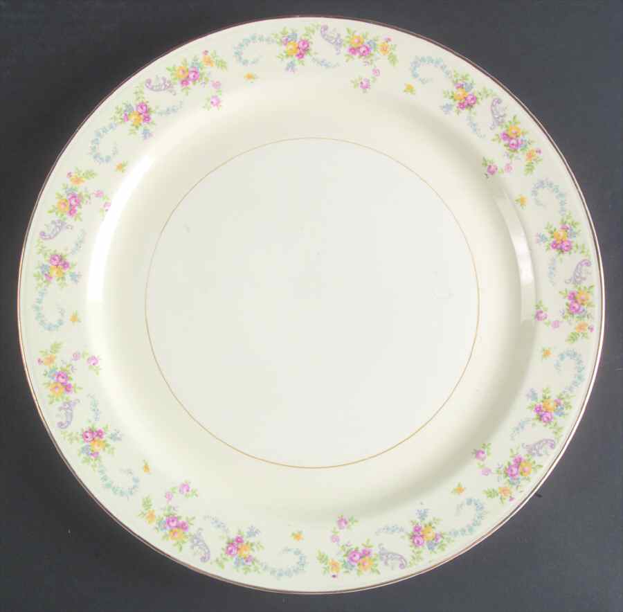 Dubarry 14" Chop Plate (Round Platter) by Homer Laughlin -1