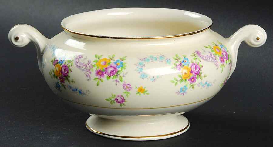Dubarry Sugar Bowl No Lid by Homer Laughlin -1