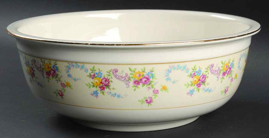 Dubarry 9" Salad Serving Bowl by Homer Laughlin -1