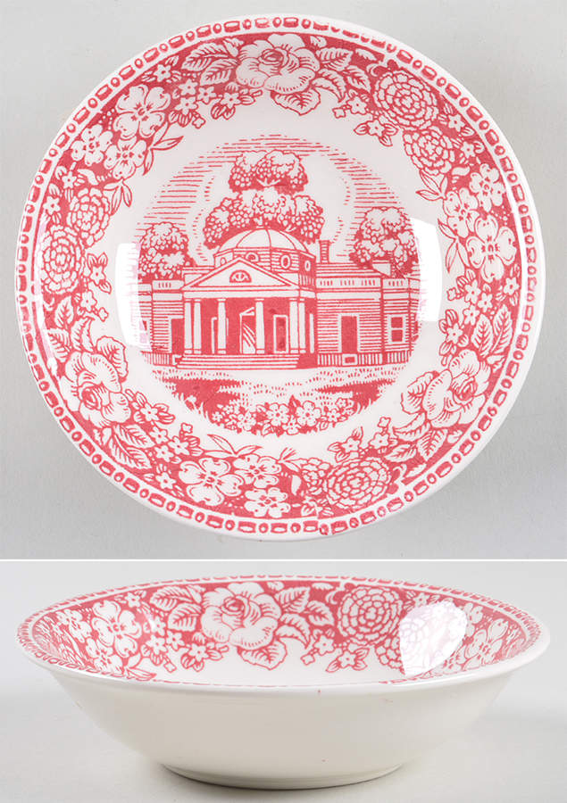Early American Homes Fruit/Dessert (Sauce) Bowl by Homer Laughlin -1
