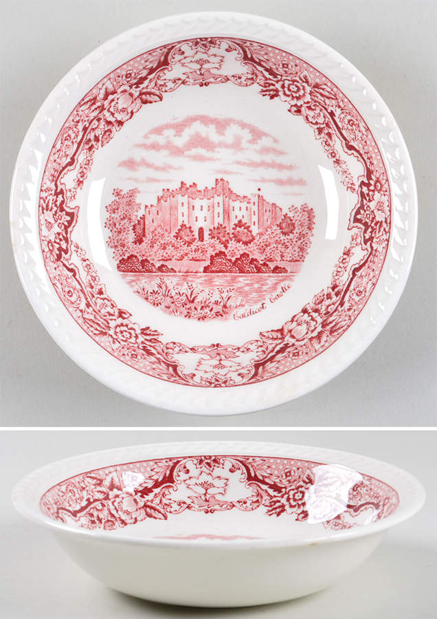 Early American Homes Bread & Butter Plate by Homer Laughlin -1