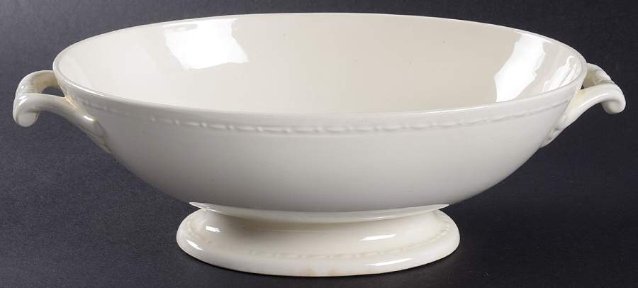 Eggshell Georgian (Also A Shape) Oval Vegetable No Lid by Homer Laughlin -1
