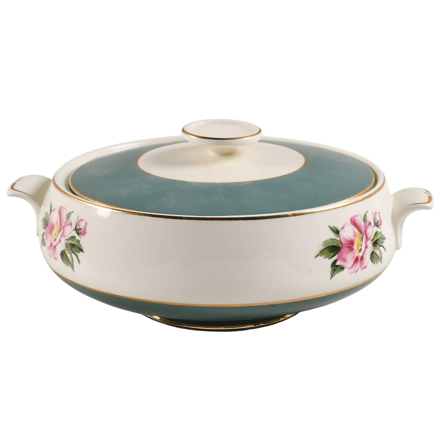 Empire Green Round Covered Vegetable by Homer Laughlin -1