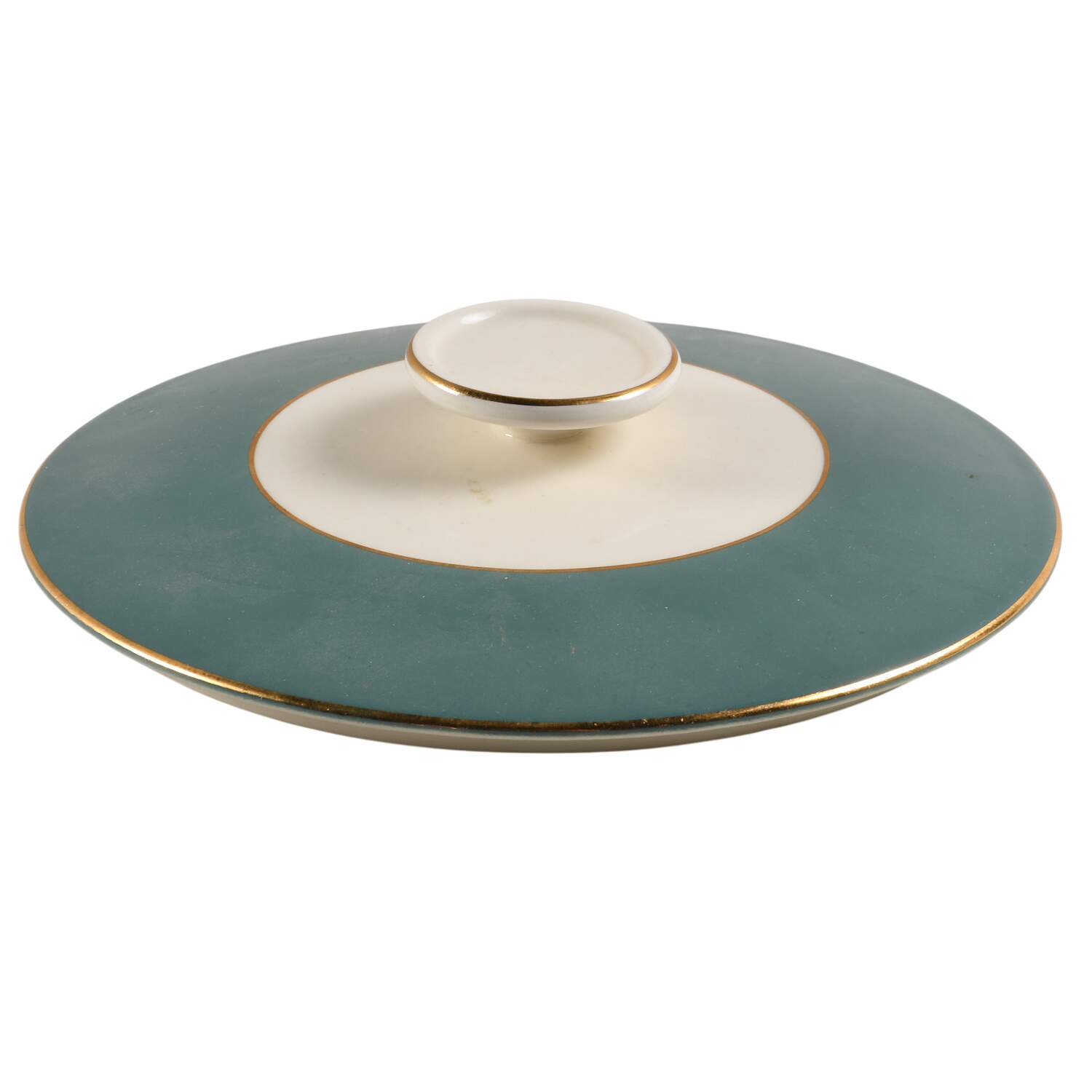 Empire Green Lid for Round Vegetable by Homer Laughlin -1