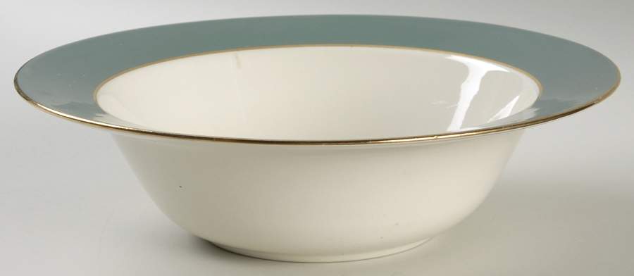 Empire Green 9" Round Vegetable Bowl by Homer Laughlin -1
