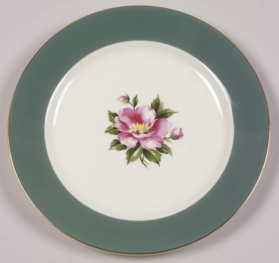 Empire Green Dessert/Pie Plate by Homer Laughlin -1