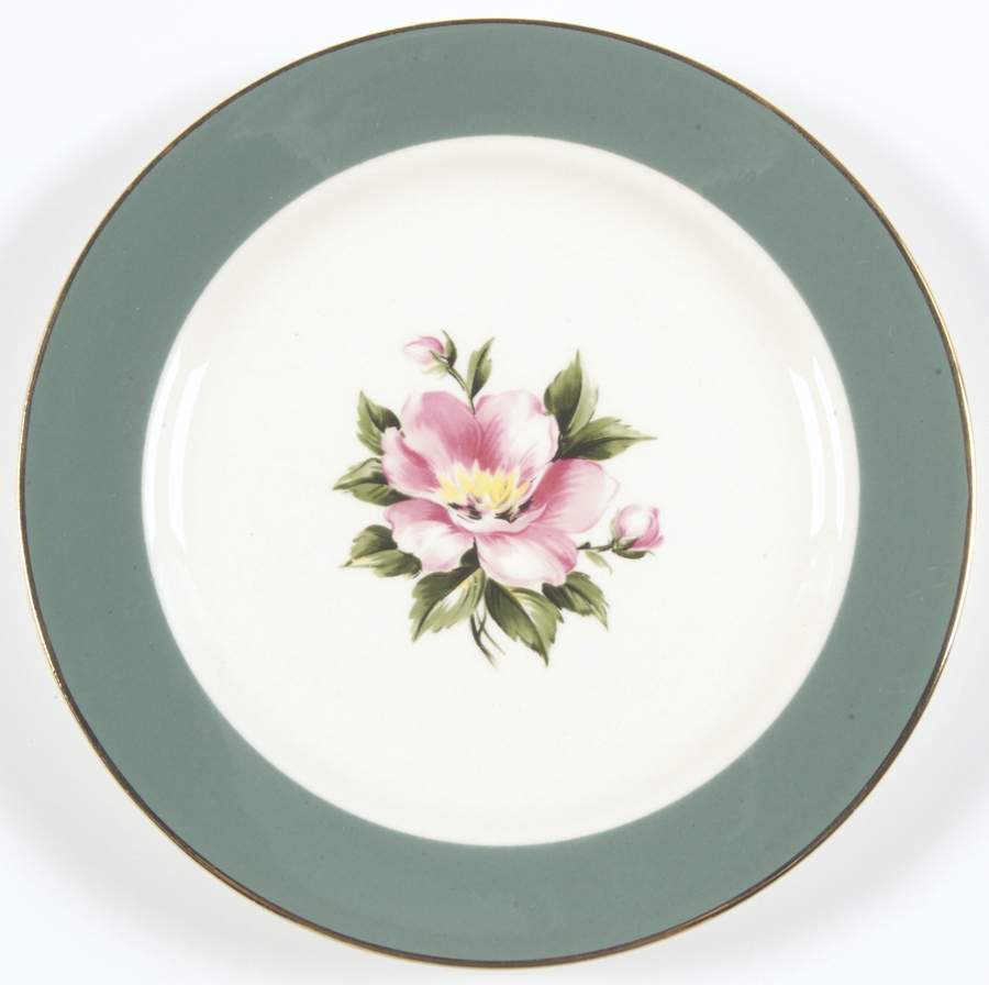 Empire Green Bread & Butter Plate by Homer Laughlin -1