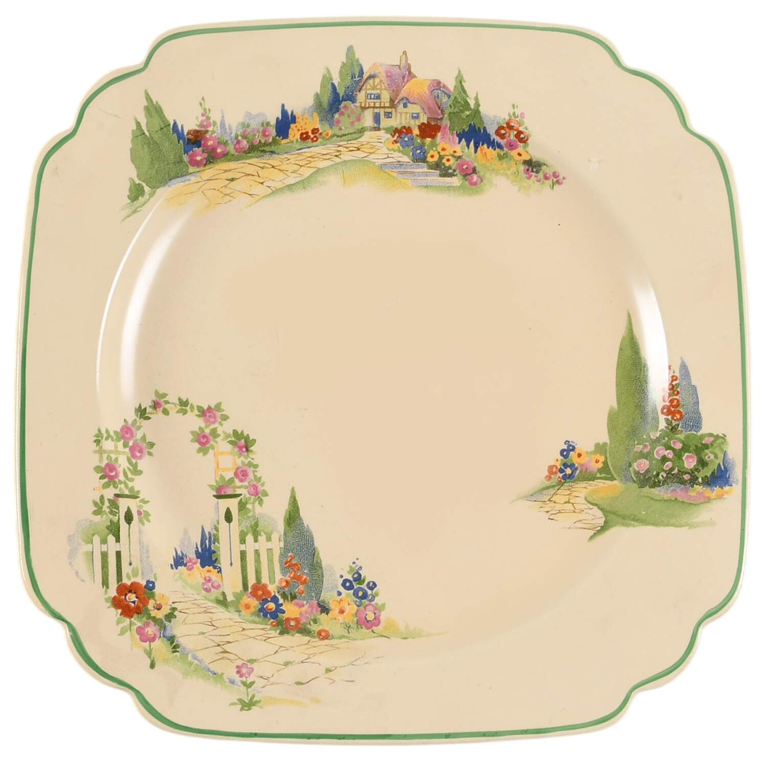 English Garden Salad Plate by Homer Laughlin -1