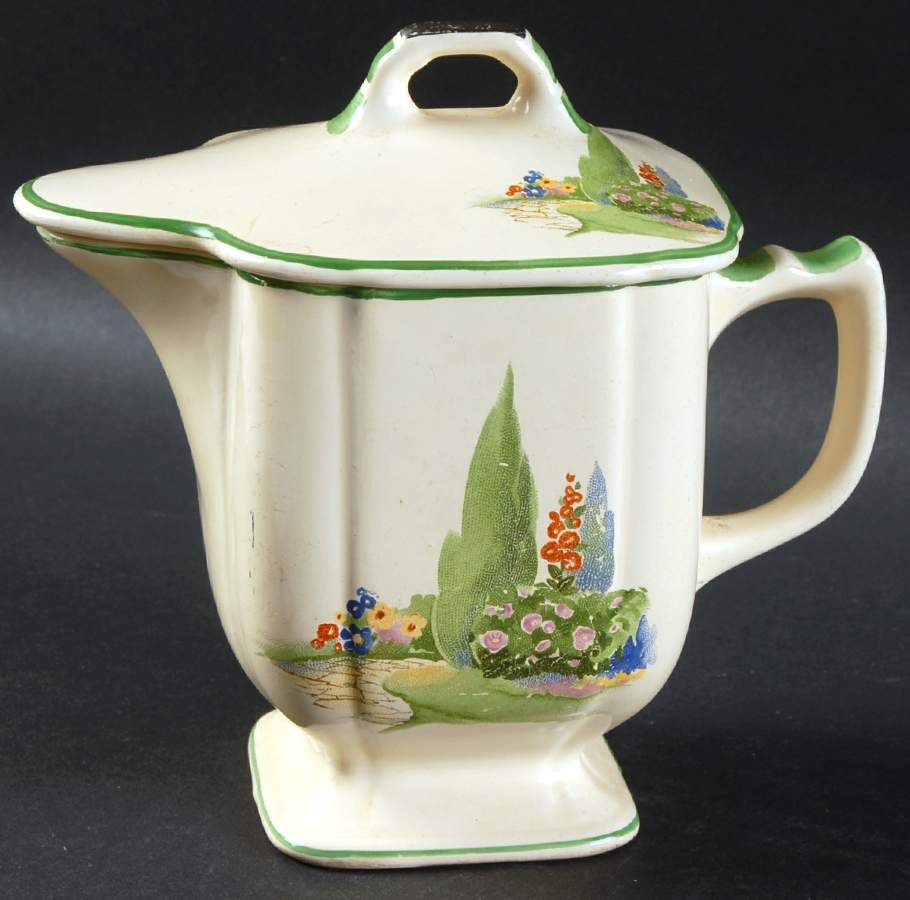 English Garden Large Syrup with Lid by Homer Laughlin -1