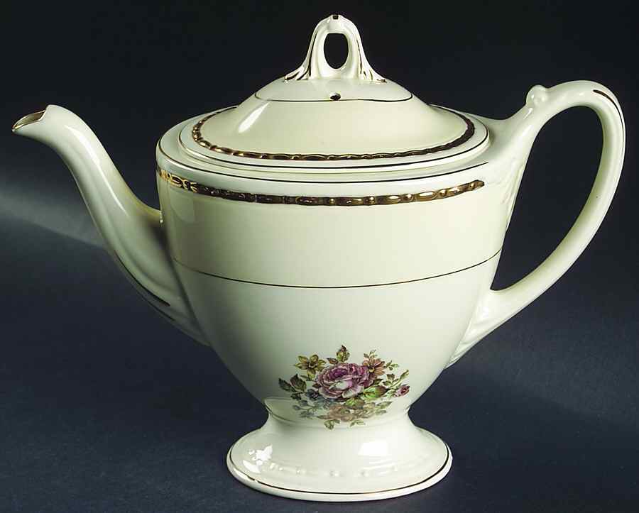 English Regency Teapot & Lid by Homer Laughlin -1