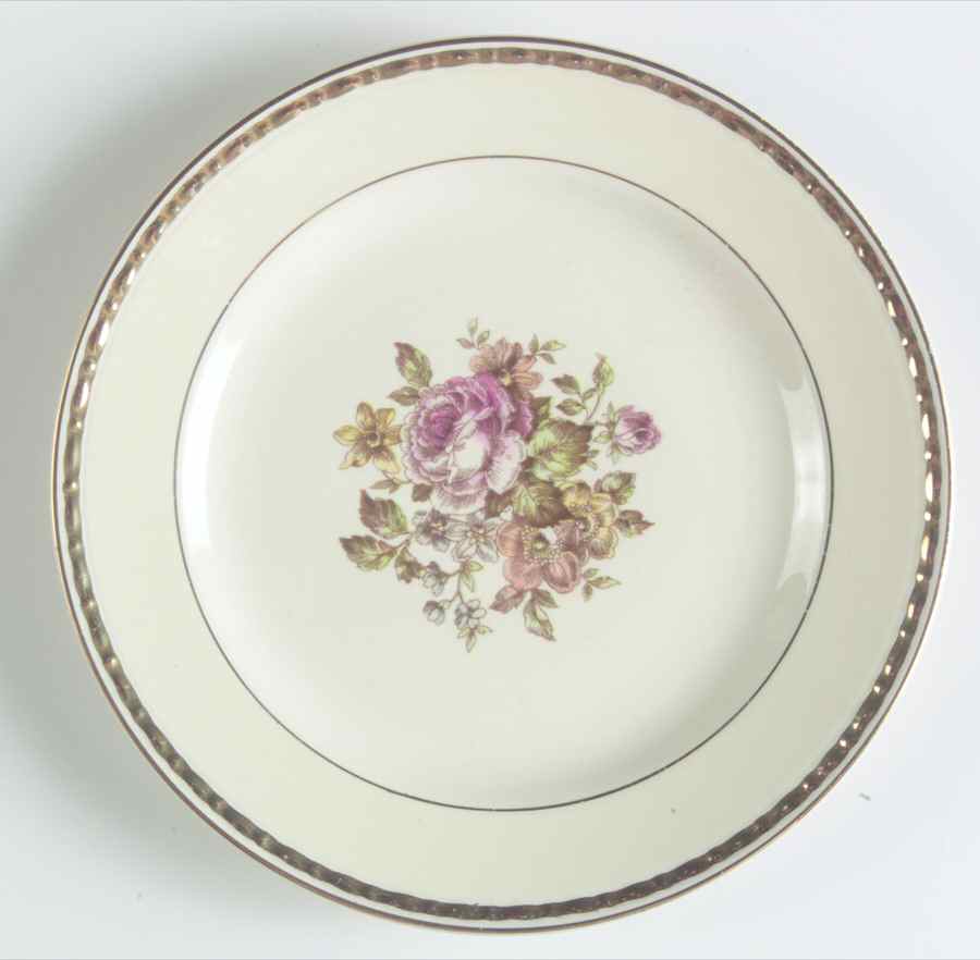 English Regency Bread & Butter Plate by Homer Laughlin -1