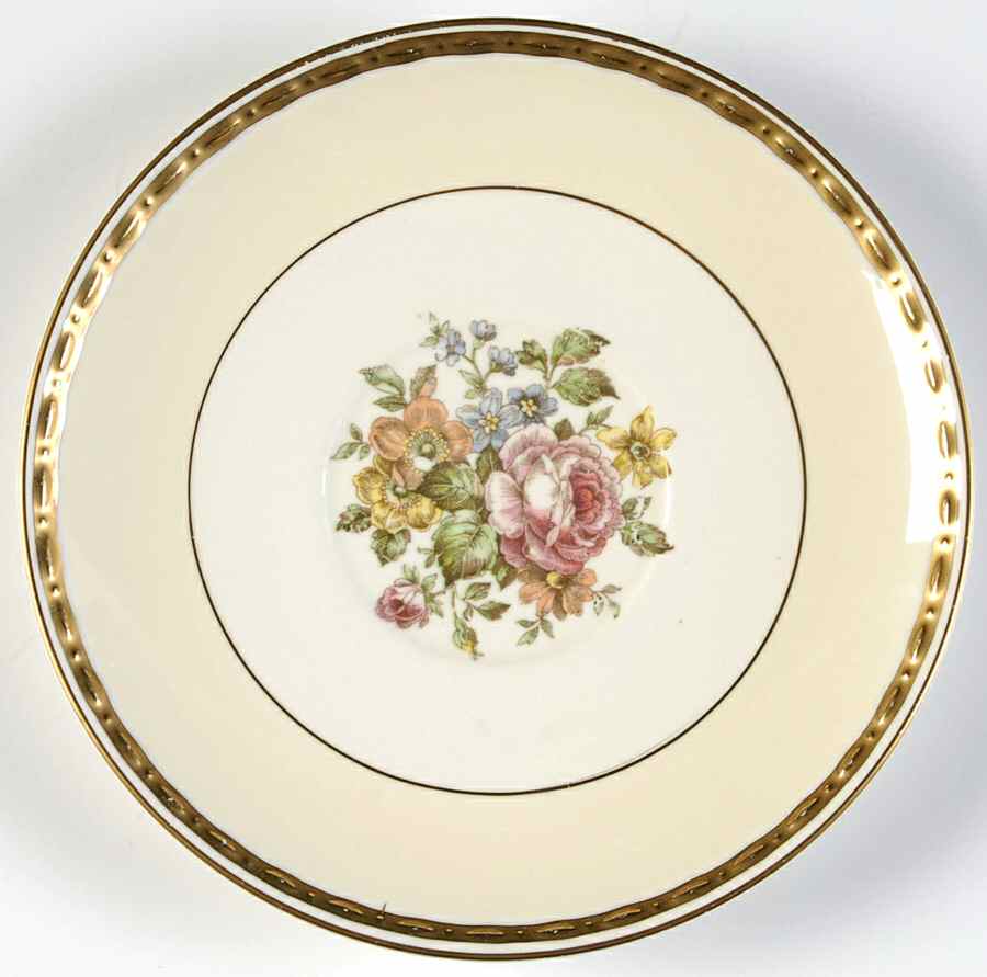 English Regency Saucer by Homer Laughlin -1