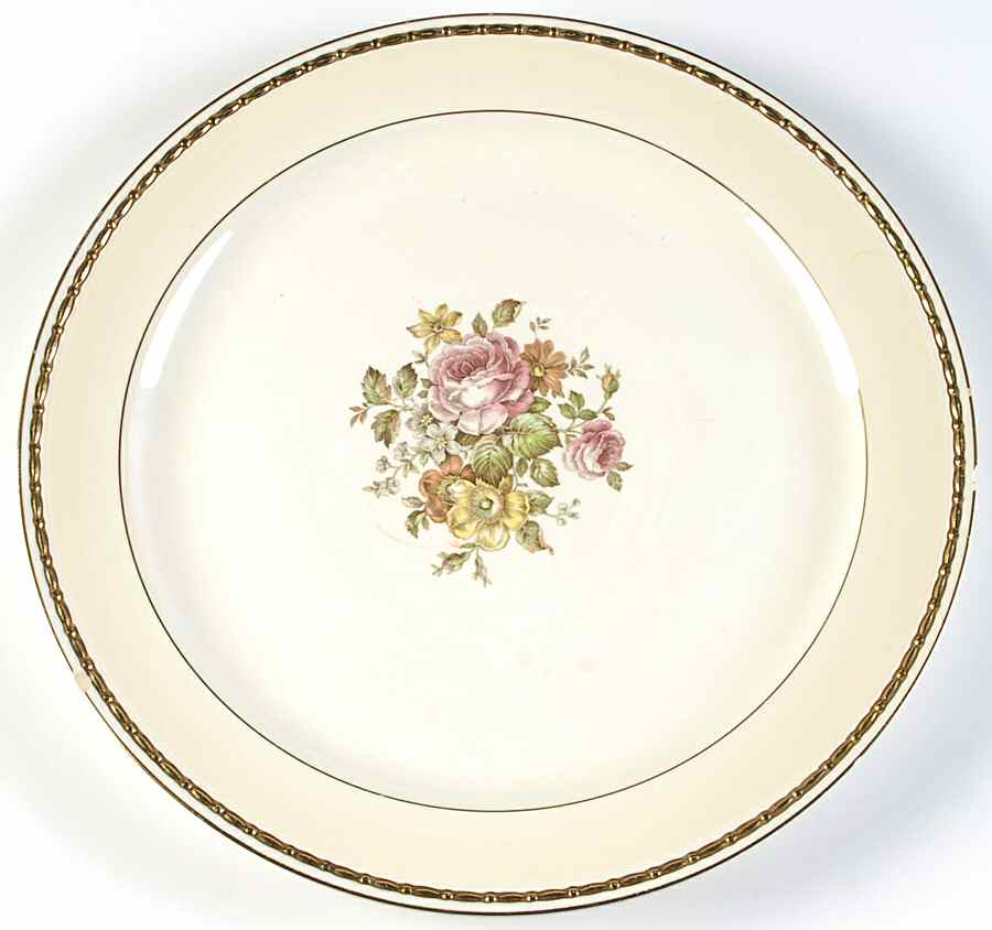 English Regency 13" Chop Plate (Round Platter) by Homer Laughlin -1