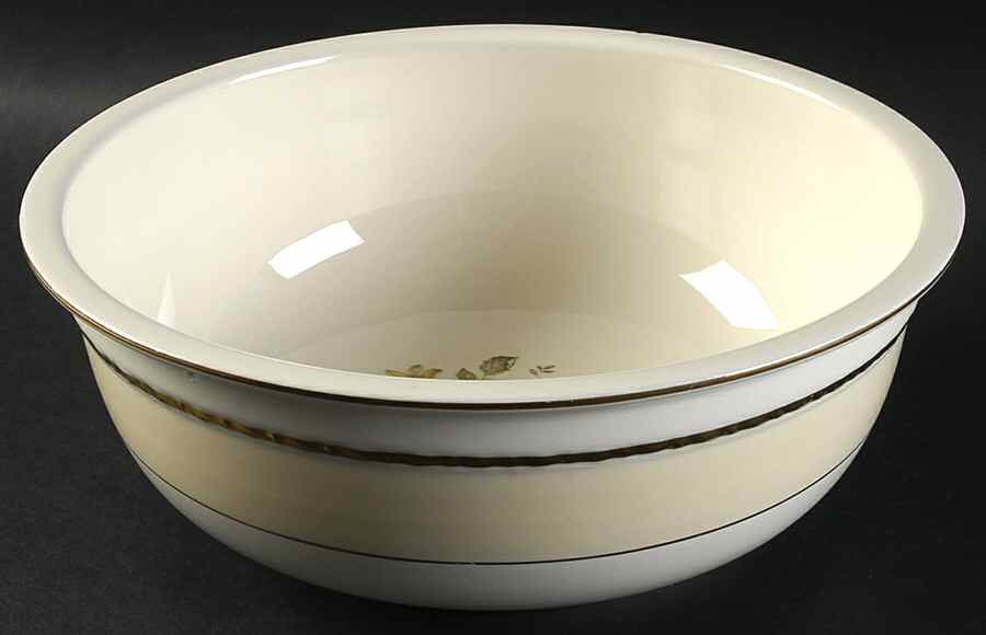 English Regency 9" Salad Serving Bowl by Homer Laughlin -1