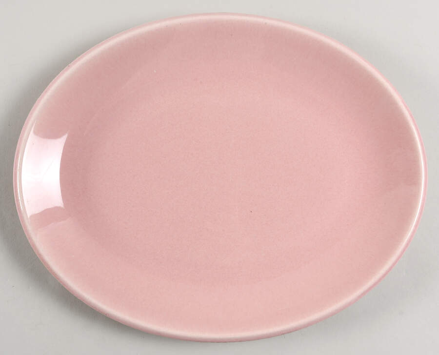 Epicure Dawn Pink 12" Oval Serving Platter by Homer Laughlin -1
