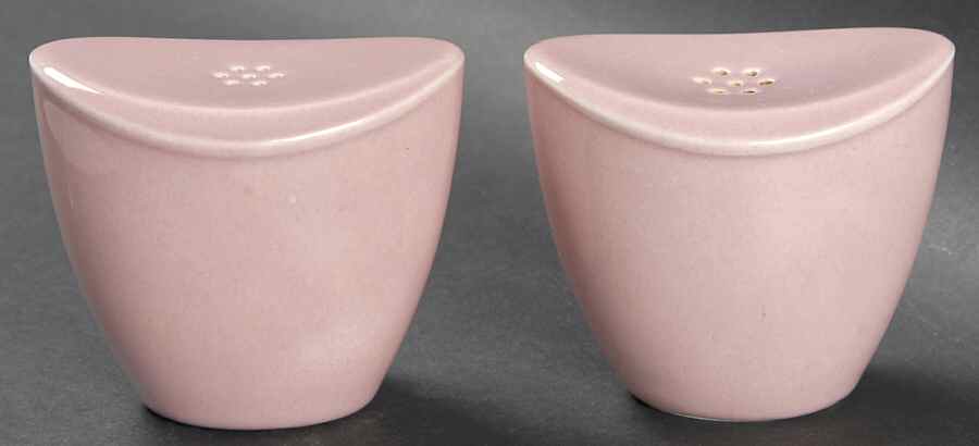 Epicure Dawn Pink Salt & Pepper Set by Homer Laughlin -1