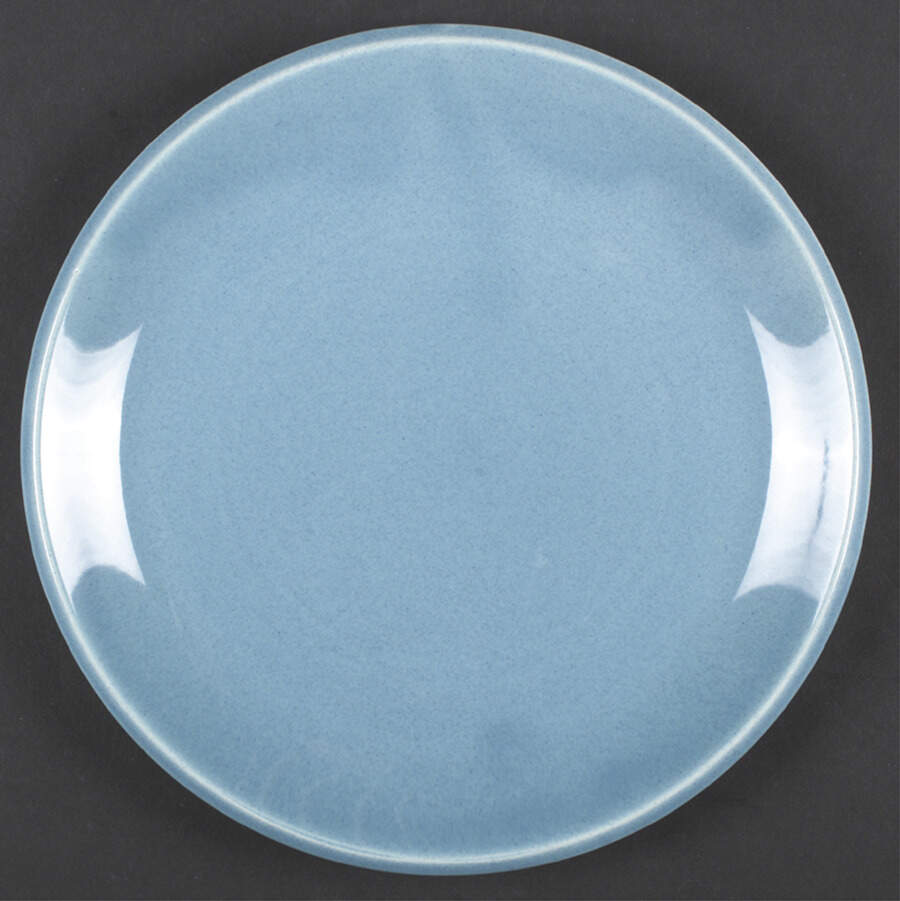 Epicure Turquoise Blue Dinner Plate by Homer Laughlin -1