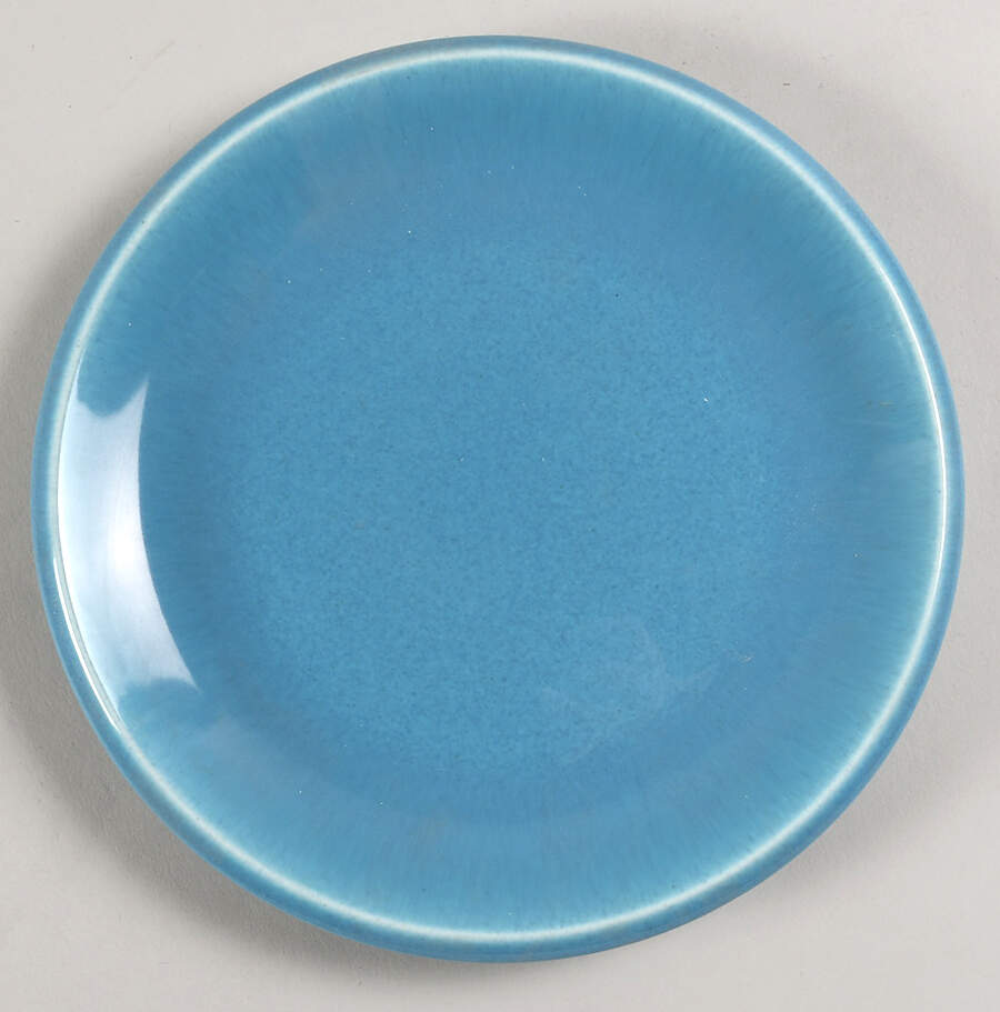 Epicure Turquoise Blue Salad Plate by Homer Laughlin -1