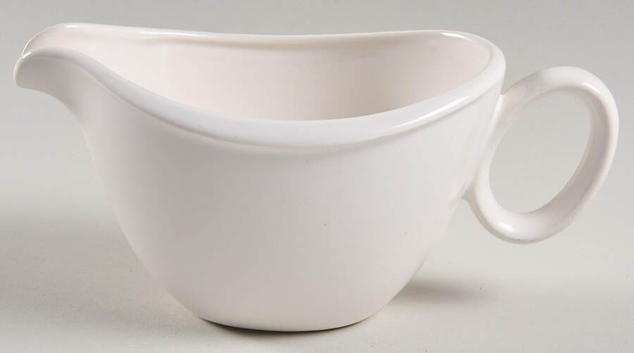 Epicure Snow White Creamer by Homer Laughlin -1