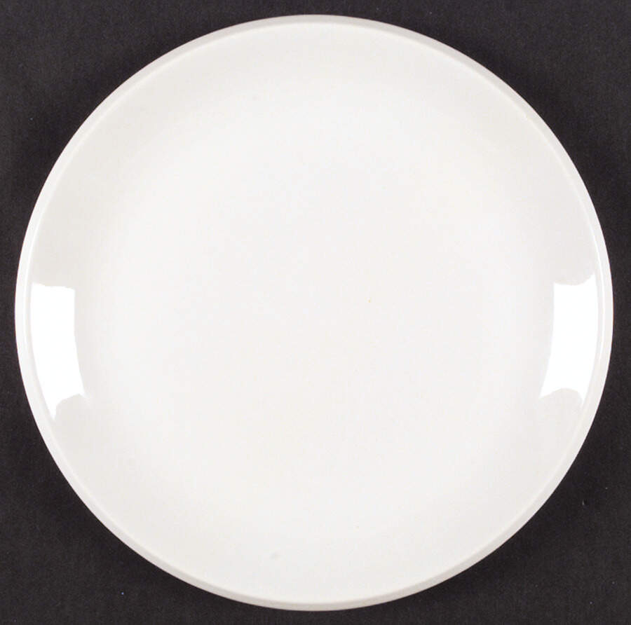 Epicure Snow White Dinner Plate by Homer Laughlin -1