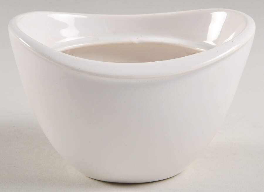 Epicure Snow White Sugar Bowl No Lid by Homer Laughlin -1